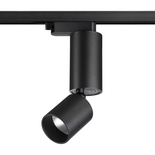 Трековый светильник однофазный LED Tubo 359321 Novotech чёрный для шинопроводов серии Tubo чёрный