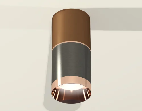 Светильник накладной Techno spot XS6303021 Ambrella light чёрный 1 лампа, основание коричневое в стиле современный круглый фото 2