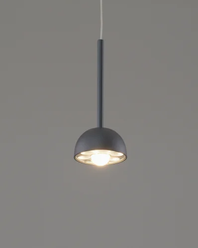 Светильник подвесной LED Fiona V10893-PL Moderli серебряный 1 лампа, основание серое в стиле современный  фото 3