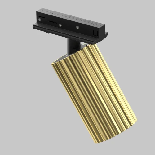 Трековый светильник Single Phase Track System TR218-1-GU10-BS Maytoni латунь для шинопроводов серии Single Phase Track System латунь фото 7