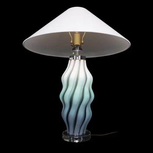 Настольная лампа Amalfi 10264T/L LOFT IT белая 1 лампа, основание зелёное керамика в стиле классический современный  фото 4
