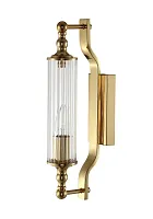 Бра TOMAS AP1 GOLD Crystal Lux прозрачный 1 лампа, основание хром в стиле современный 