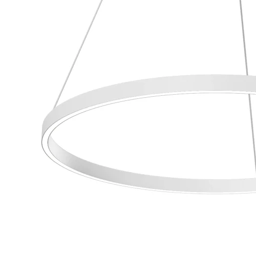 Светильник подвесной LED Rim MOD058PL-L42W4K Maytoni белый 1 лампа, основание белое в стиле хай-тек кольца фото 2