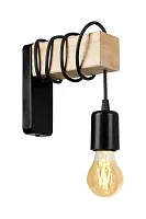 Бра Merilyn TL1648W-01BK Toplight без плафона на 1 лампу, основание чёрное в стиле кантри лофт 