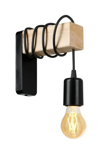 Бра Merilyn TL1648W-01BK Toplight без плафона на 1 лампу, основание чёрное в стиле кантри лофт Бра Merilyn TL1648W-01BK Toplight без плафона на 1 лампу, основание чёрное в стиле кантри лофт