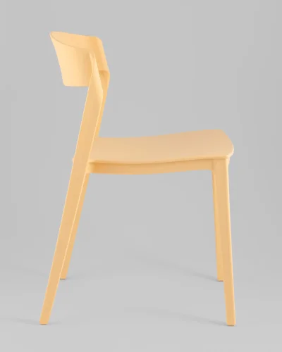 Стул Moris, пластик бледно-желтый УТ000039255 Stool Group, /, ножки/пластик/, размеры - *775***490*510 фото 4