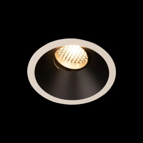 Светильник точечный LED Comb 10330/D White Black LOFT IT чёрный 1 лампа, основание белое в стиле современный хай-тек круглый фото 2