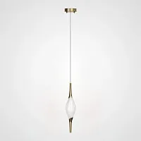 Светильник подвесной FAME B 212904-23 ImperiumLoft прозрачный 1 лампа, основание бронзовое в стиле лофт современный 
