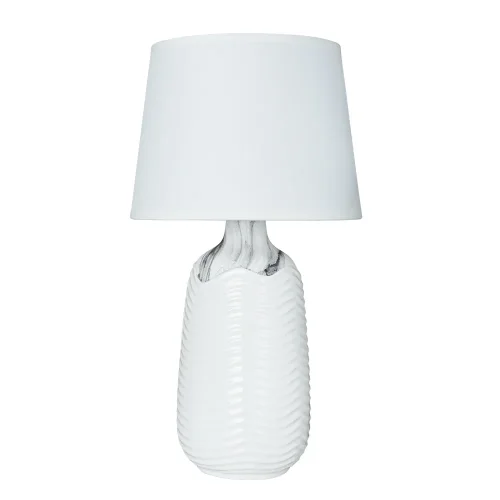 Настольная лампа Shaula A4311LT-1WH Arte Lamp белая 1 лампа, основание белое керамика в стиле современный 