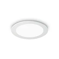 Светильник точечный GROOVE FI 30W ROUND 4000K Ideal Lux белый 1 лампа, основание белое в стиле современный 