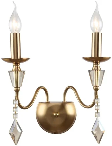 Бра Grace 1053/05/02W Stilfort без плафона на 2 лампы, основание бронзовое в стиле классический 
