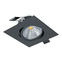 Светильник точечный LED Saliceto 98611 Eglo чёрный 1 лампа, основание чёрное в стиле современный 