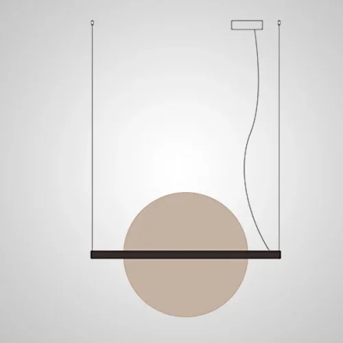 Светильник подвесной LIBERTY L110 Red 208567-23 ImperiumLoft красный на 1 лампу, основание чёрное в стиле современный фото 18