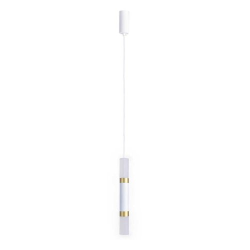 Светильник подвесной LED Doppelt 4117-1P Favourite белый 1 лампа, основание белое в стиле современный трубочки фото 4