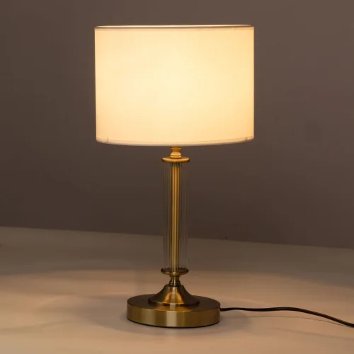 Настольная лампа Конрад 667033201 MW-Light белая 1 лампа, основание античное бронза металл в стиле классический  фото 2