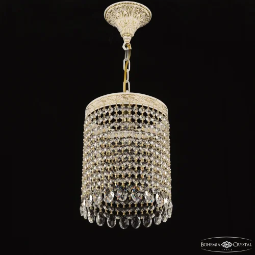 Светильник подвесной AL19201/20OL WMG Bohemia Ivele Crystal прозрачный на 1 лампу, основание золотое патина белое в стиле классический sp фото 5