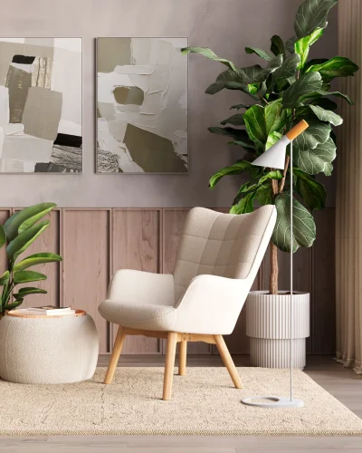 Торшер Turin V11336-1F Moderli белый на 1 лампу, основание белое в стиле современный скандинавский хай-тек фото 2