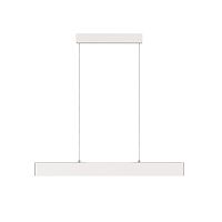 Светильник подвесной LED Step P010PL-L23W4K Maytoni белый на 1 лампу, основание белое в стиле хай-тек минимализм линейный