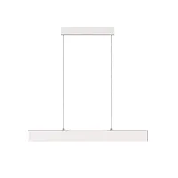 Светильник подвесной LED Step P010PL-L23W4K Maytoni белый на 1 лампу, основание белое в стиле хай-тек минимализм линейный