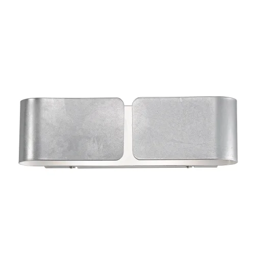 Бра CLIP AP2 SMALL ARGENTO Ideal Lux серебряный на 2 лампы, основание серебряное в стиле современный 