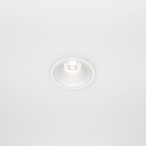 Светильник точечный Alfa LED DL043-01-10W4K-RD-W Maytoni белый 1 лампа, основание белое в стиле современный  фото 5