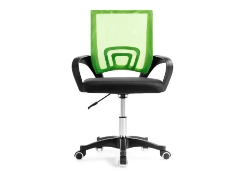 Компьютерное кресло Turin black / green 15434 Woodville, чёрный зелёный/ткань, ножки/пластик/чёрный, размеры - *900***600* фото 3