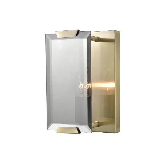 Бра Sorrento VL3004W01 Vele Luce прозрачный на 1 лампу, основание античное бронза в стиле арт-деко 