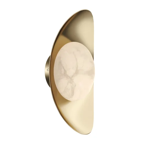 Бра LED Pearl SL6229.201.01 ST-Luce белый золотой на 1 лампу, основание золотое в стиле арт-деко 