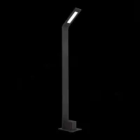 Парковый светильник LED Ansa SL094.445.01 ST-Luce уличный IP65 чёрный на 1 лампу, плафон чёрный в стиле минимализм хай-тек LED