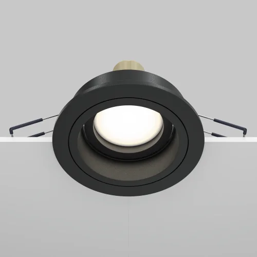 Светильник точечный Akron DL025-2-01B Maytoni чёрный 1 лампа, основание чёрное в стиле модерн  фото 3