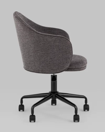 Стул офисный Echo, темно-серый УТ000038594 Stool Group, серый/ткань, ножки/металл/чёрный, размеры - ***** фото 2