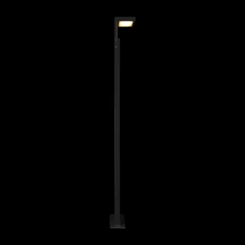 Парковый светильник LED Oak 100001/1000 LOFT IT уличный IP54 чёрный 1 лампа, плафон чёрный в стиле современный хай-тек LED фото 6