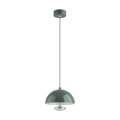 Светильник подвесной LED Globe 6569/6L Lumion серый на 1 лампу, основание белое в стиле современный 