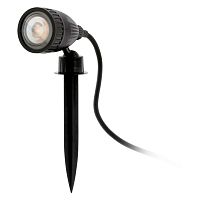 Прожектор Nema 1-C 98052 Eglo уличный IP44 чёрный 1 лампа, плафон чёрный в стиле современный GU10
