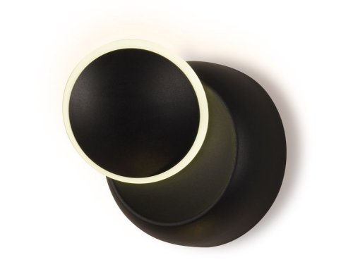 Бра LED Sota FW116 Ambrella light чёрный на 1 лампа, основание чёрное в стиле хай-тек современный 
