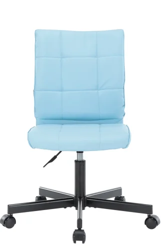 Операторское кресло EP-300 Экокожа Бирюзовый EP 300 PU Turquoise Everprof, голубой/экокожа, ножки//, размеры - 840*955***430* фото 5