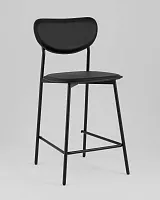 Стул барный Minnie, чёрный УТ000039219 Stool Group, чёрный/экокожа, ножки/металл/чёрный, размеры - *****