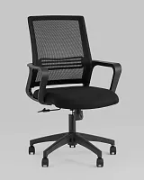 Кресло офисное TopChairs Simplex черный УТ000037112 Stool Group, чёрный/ткань, ножки/металл/чёрный, размеры - 520*1020***580*550