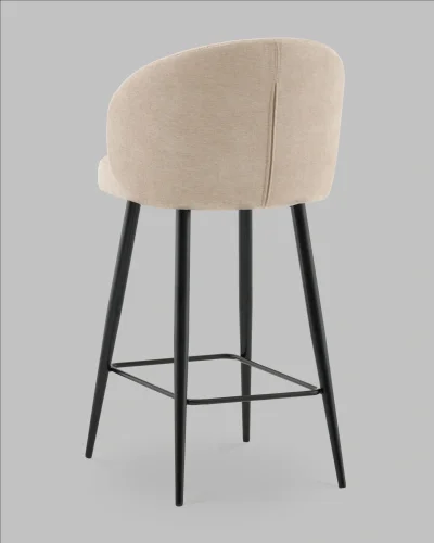 Стул полубарный Ханнингем велюр бежевый УТ000041702 Stool Group, /, ножки//, размеры - ***** фото 7