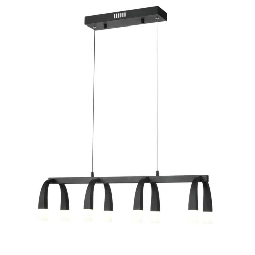 Светильник подвесной LED Negro 441 VL7102P08 Vele Luce белый чёрный на 1 лампу, основание чёрное в стиле хай-тек фото 3