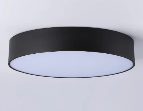 Светильник потолочный LED Air Alum FV5533 Ambrella light чёрный 1 лампа, основание чёрное в стиле современный хай-тек  фото 4