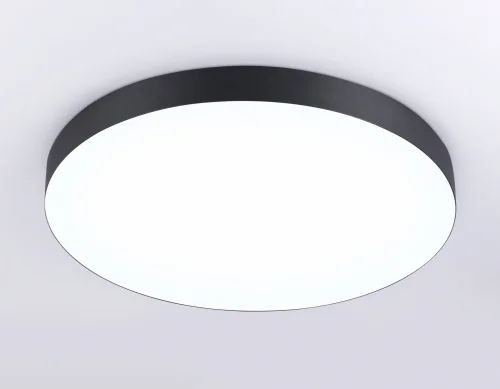 Светильник потолочный LED Air Alum FV5538 Ambrella light чёрный 1 лампа, основание чёрное в стиле современный хай-тек  фото 3