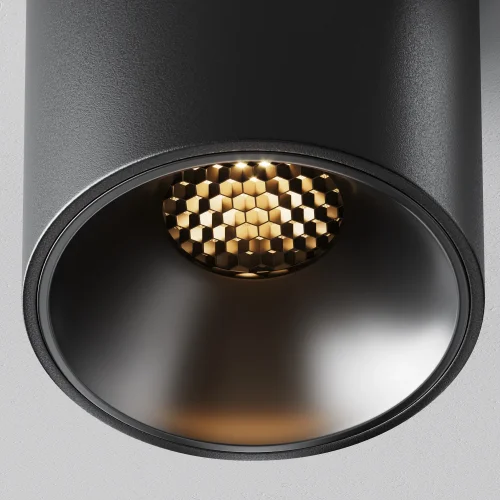 Светильник накладной LED Alfa LED C064CL-8W2.7K-RD-B Maytoni чёрный на 1 лампу, основание чёрное в стиле современный хай-тек круглый фото 3