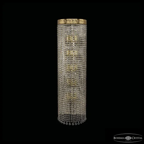 Бра 83401B/30IV-100 G Balls Bohemia Ivele Crystal прозрачный на 15 ламп, основание золотое в стиле современный классический r