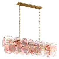 Люстра подвесная Лолли / Lolly 10492/1200R Pink LOFT IT розовая на 8 ламп, основание бронзовое в стиле современный 