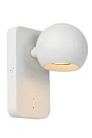 Бра с выключателем Favori 09932/11/31 Lucide белый 1 лампа, основание белое в стиле современный 