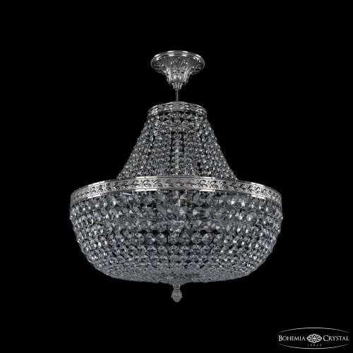 Люстра подвесная 19111/H1/45IV NI C1 Bohemia Ivele Crystal прозрачная на 8 ламп, основание никель в стиле классический sp