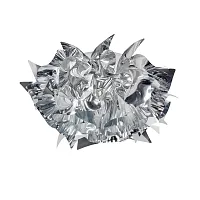 Светильник потолочный Слизия / Clizia 10593/530C Silver LOFT IT серебряный на 3 лампы, основание в стиле арт-деко современный 