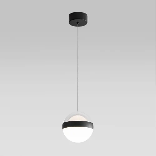 Светильник подвесной LED Roni 5075/12L Odeon Light белый 1 лампа, основание чёрное в стиле современный шар встраиваемый фото 5