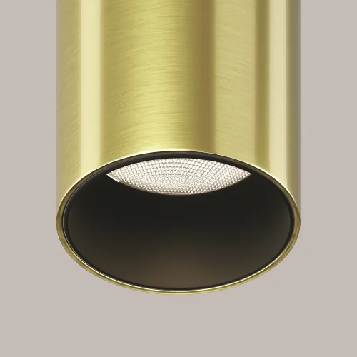 Светильник точечный LED Focus T C141RS-L125-6W3K-BBS Maytoni латунь на 1 лампу, основание чёрное в стиле хай-тек современный круглый трубочки фото 14